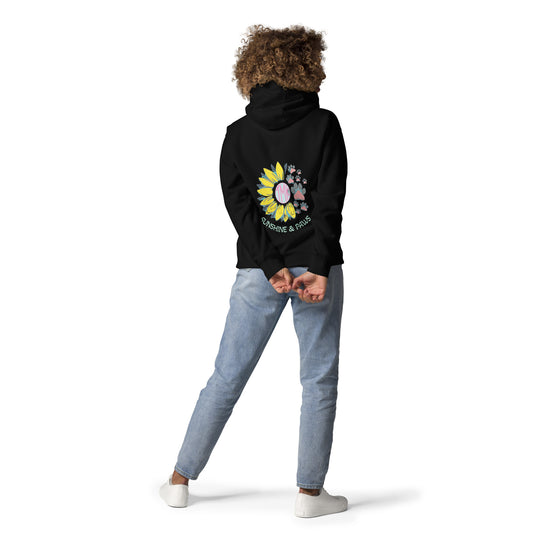 "Sunshine& Paws "Hoodie passend für den Herbst