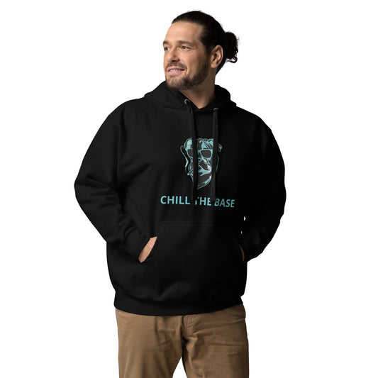 „Chill the Base – Für alle, die das Leben locker anpacken. Der Hoodie für entspannte Vibes und Pfoten hoch!“