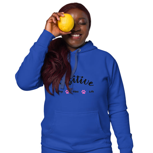 Positivity, Dogs, Life, Vibes – Dein Hoodie, Deine Haltung!